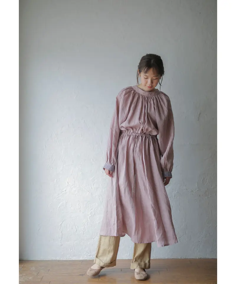 fog linen work ×Lithuania linen onepiece(ローズ) |...