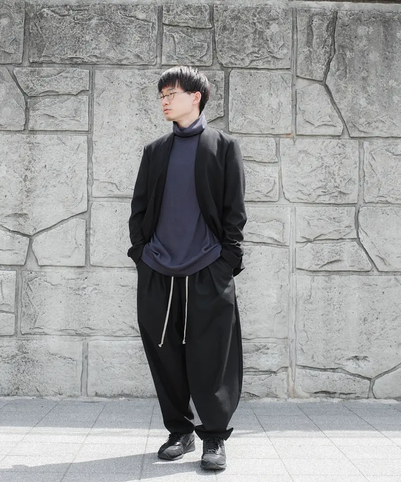 Super160's WOOL TURTLENECK KNIT | CTHY