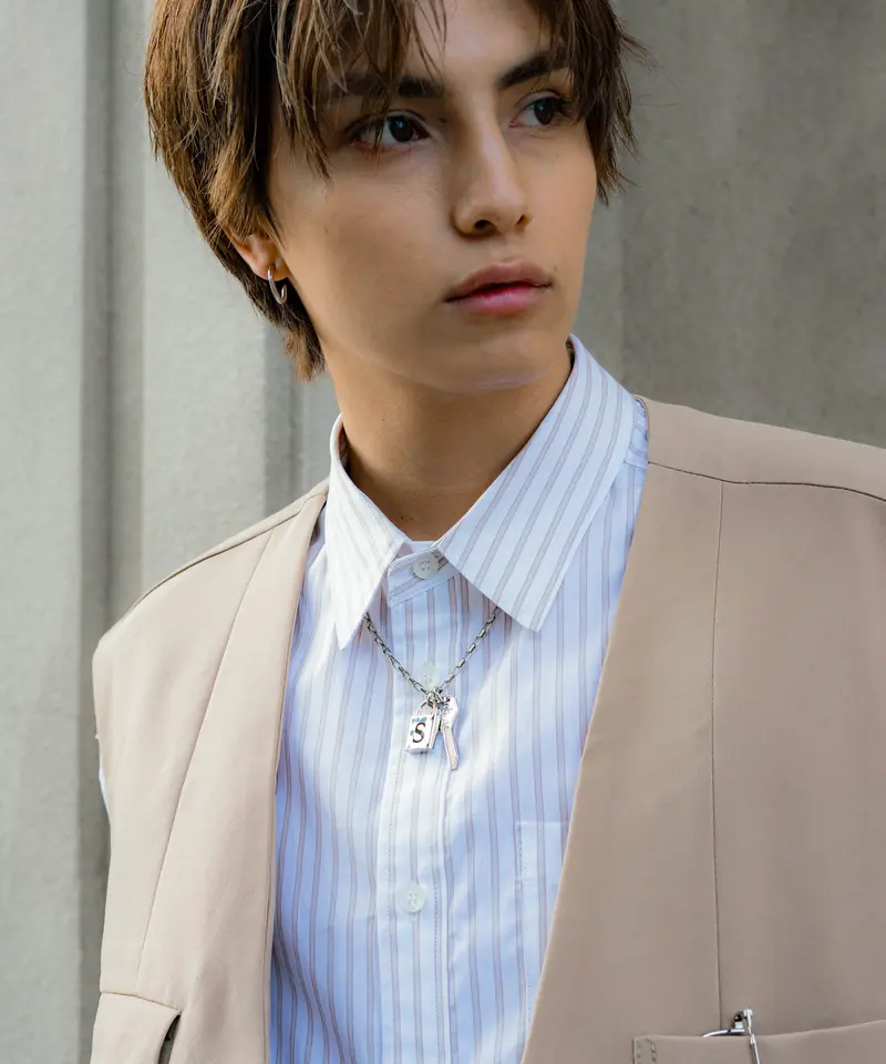 MY WAY SEMI-DOUBLE VEST（BEIGE） | SEASON