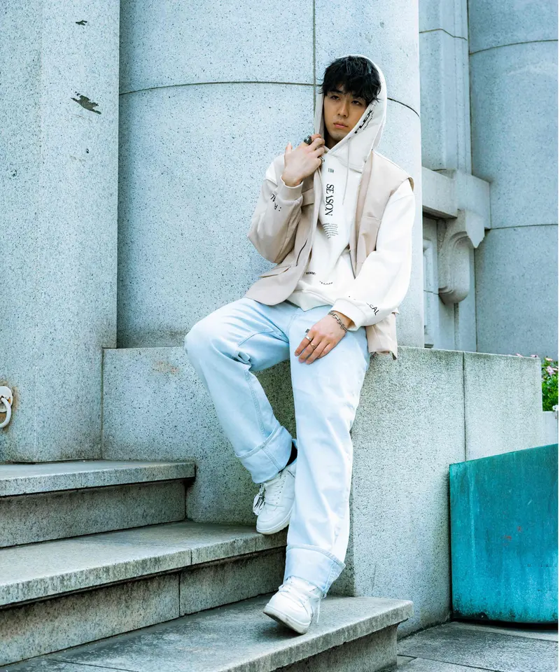 MY WAY SEMI-DOUBLE VEST（BEIGE） | SEASON