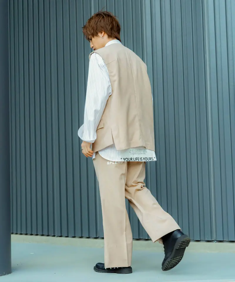 MY WAY SEMI-DOUBLE VEST（BEIGE） | SEASON