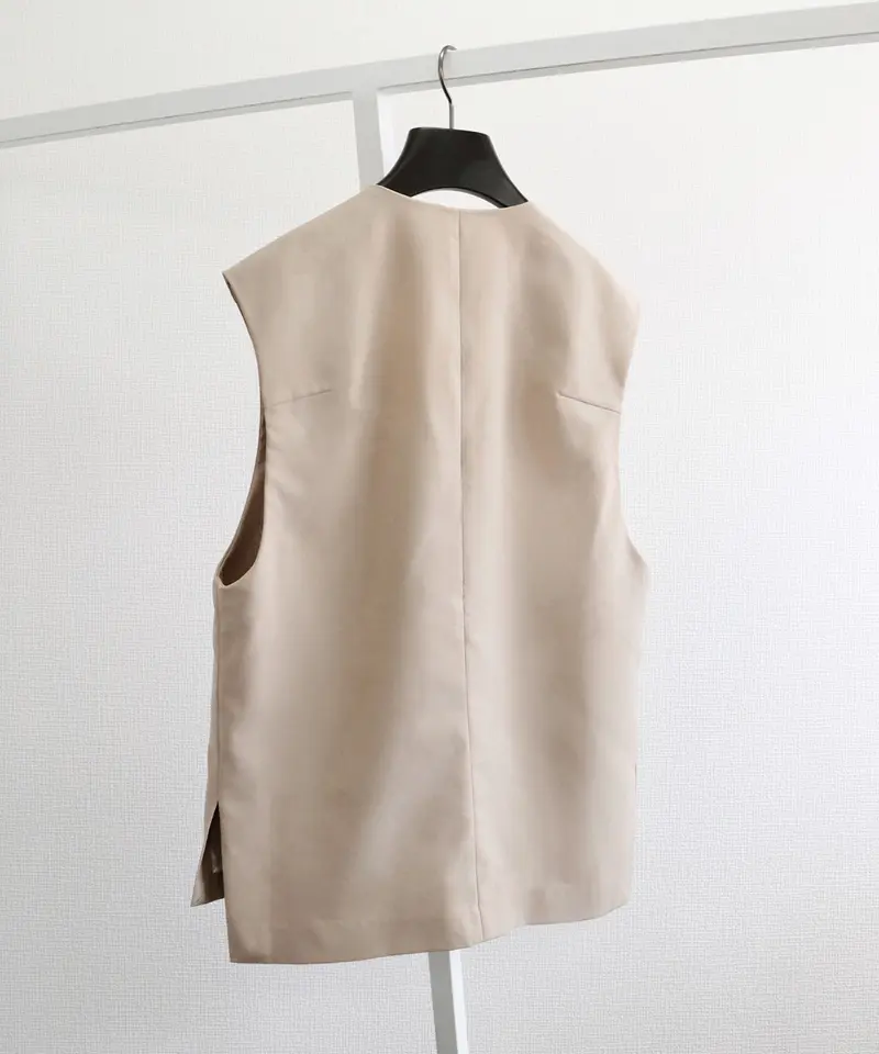 MY WAY SEMI-DOUBLE VEST（BEIGE） | SEASON