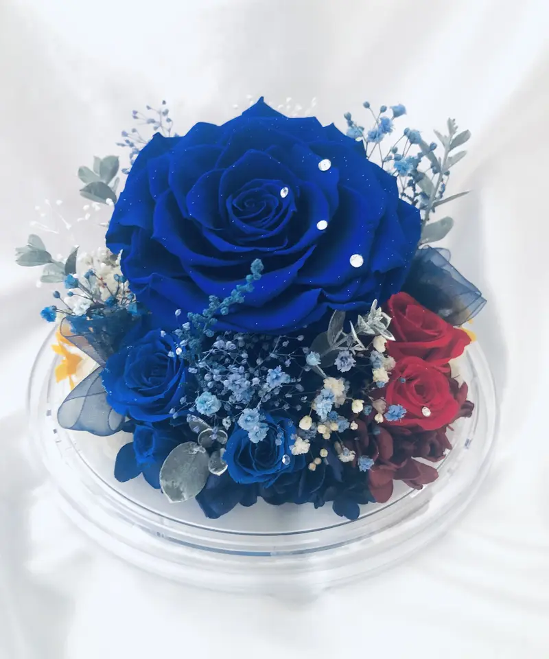 青薔薇　★即購入大歓迎です★ Ado 国立競技場LIVE「心臓」 VIP席限定特典 青薔薇 ブリザード