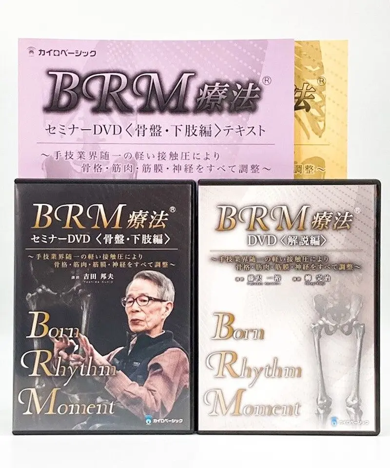 BRM療法セミナーDVD<骨盤・下肢編> ×BRM療法DVD<解説編 BRM療法セミナーDVD<骨盤・下肢編> ×BRM療法DVD<解説編