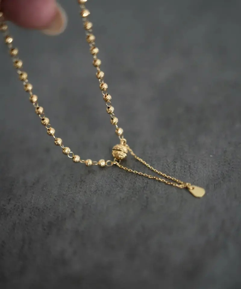 予約受付終了>4/21発売マグネット式K18YGミラーカットチェーン