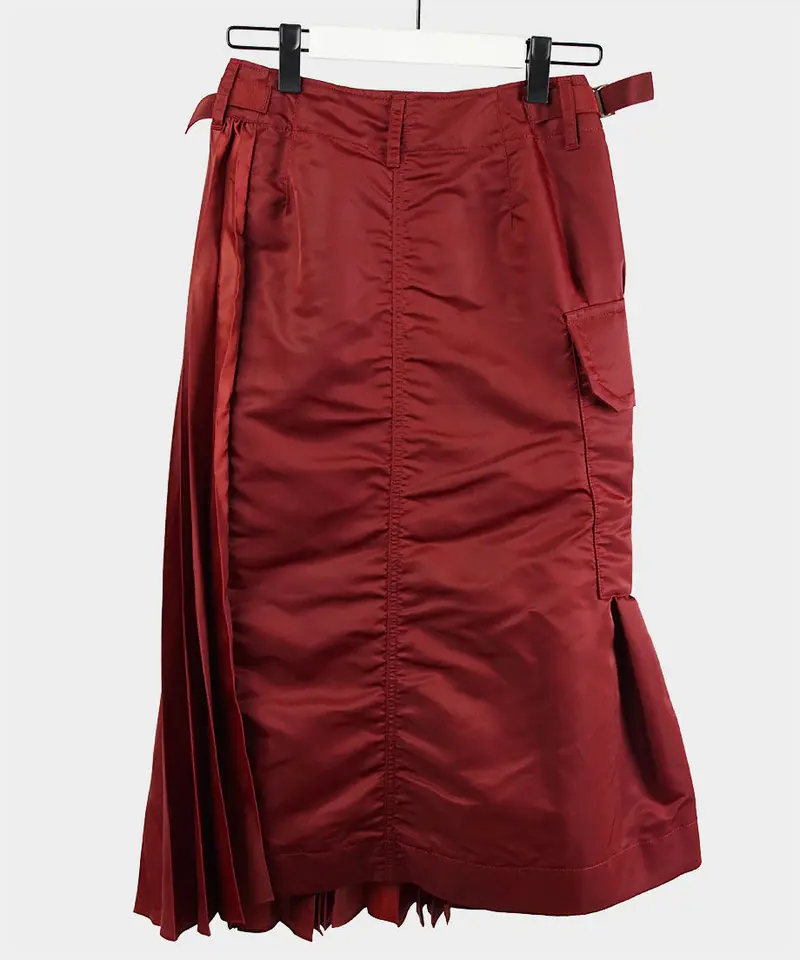 sacai(サカイ) NYLON TWILL SKIRT ナイロン ツイル ミリタリー スカー...
