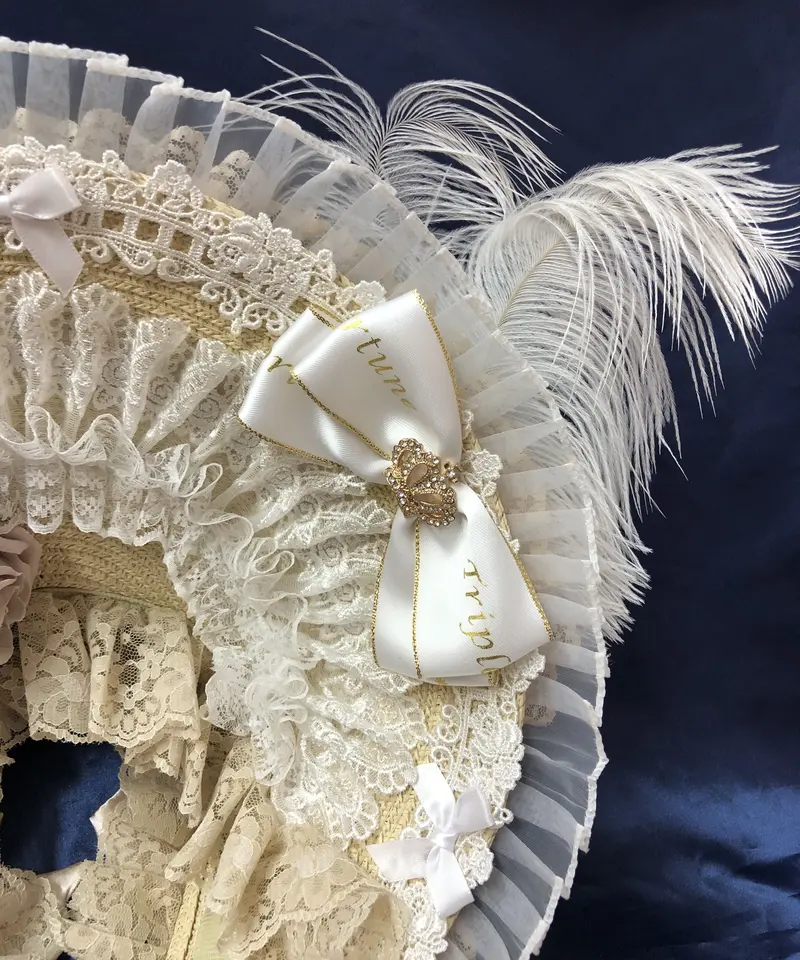 Triple Fortune ボンネット(黒) ボンネット ・ ハーフボンネット