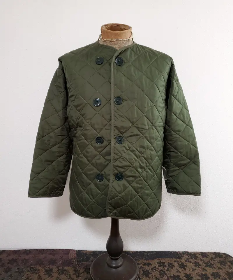 1980s~1990s British Army Quilting Liner Jacket...