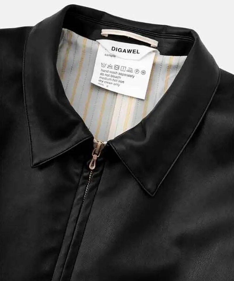 DIGAWEL Leather Half Coat