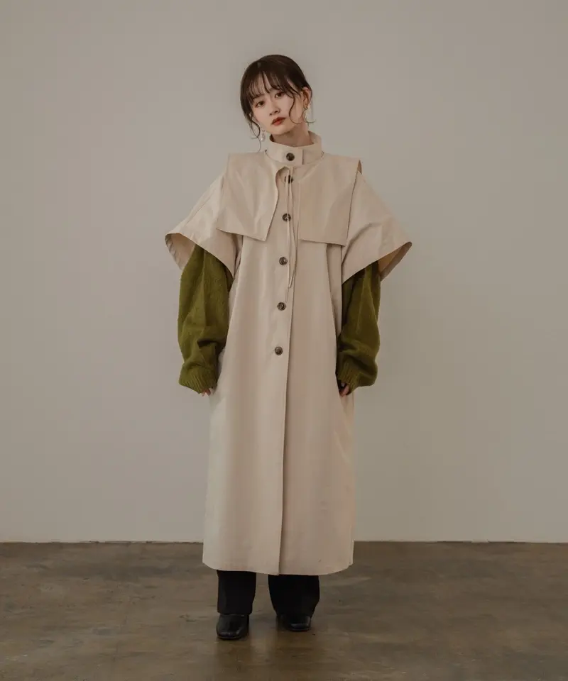 big collar trench coat | yourmle