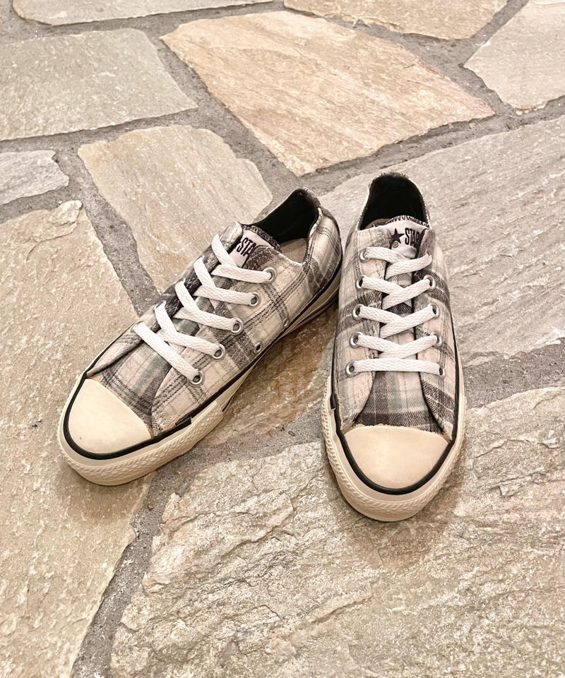 flannel converse shoes
