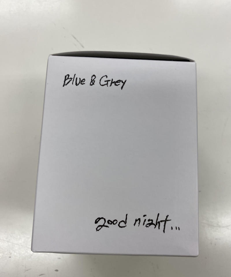 公式 即完売品! BTS BE CANDLE Blue&Grey テヒョン V 手書き素材