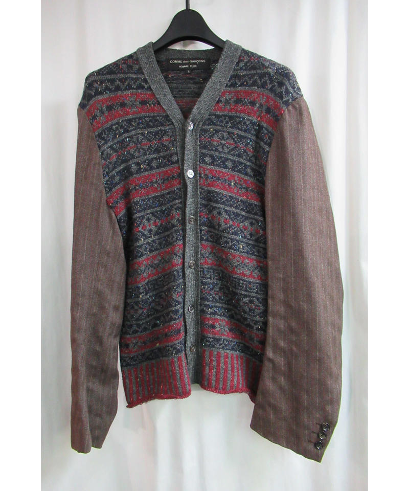 AD1996 COMME des GARCONS HOMME PLUS 袖切替えデザインニット...
