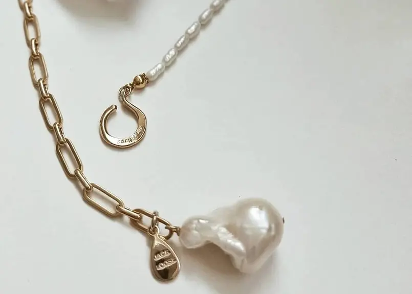 JACKLOOSE】オイスターパール×バロックパールsilver/ネックレス | a8. w...