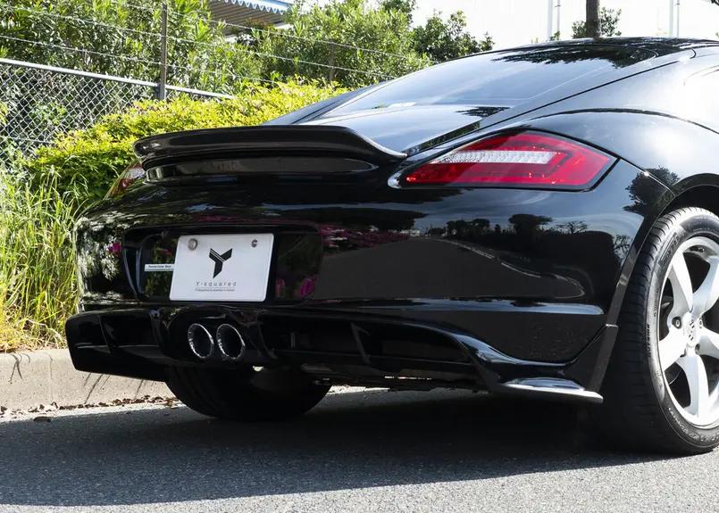 ポルシェ 987 ケイマン 前期 フロントバンパー フォグカバー