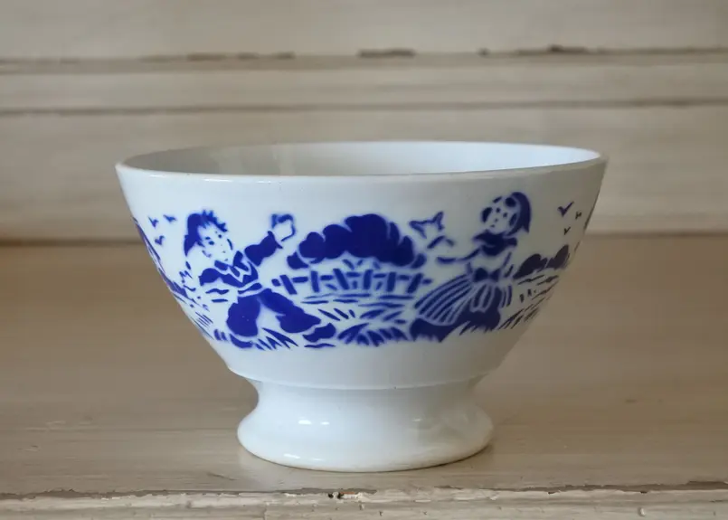 格安通販新作 フランス アンティーク カフェオレボウル Luneville