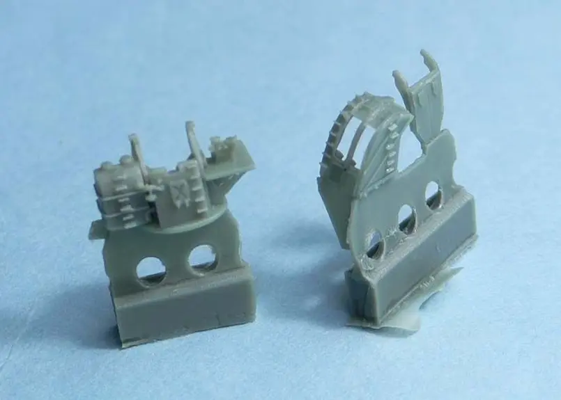 1/350 日本海軍 89式12.7cm高角砲 エッチング 4個入り ×3