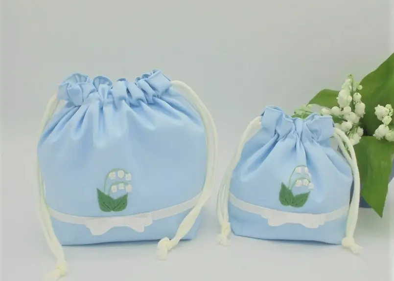 手刺繍通園おべんとうセット 雙葉学園など私立小学校受験対策