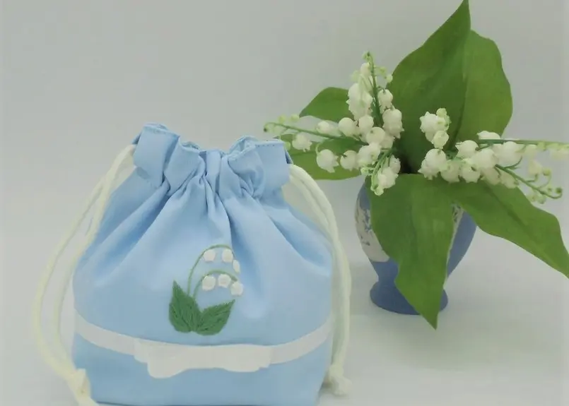 手刺繍通園おべんとうセット 雙葉学園など私立小学校受験対策