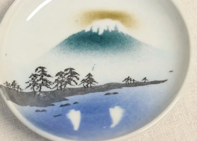 お皿 明治時代 銅板 骨董品