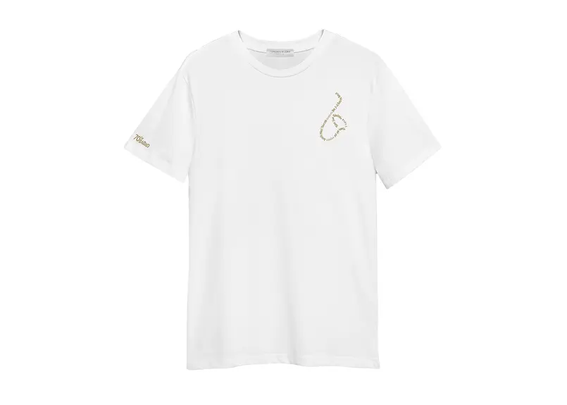 TOMORROWLANDコラボレーション 70周年記念Tシャツ<白>(限定