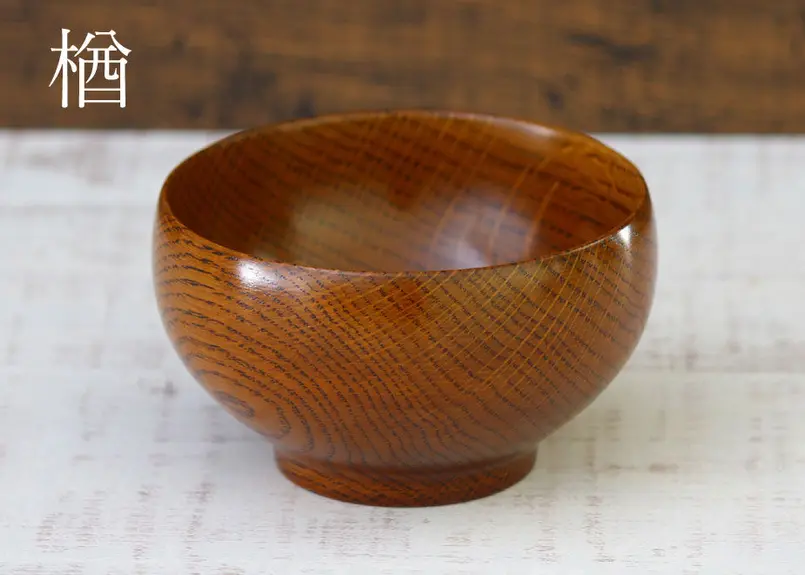 薗部産業】銘木椀・漆 中サイズ(桜/楢/欅/栗)商品コード:TG590424