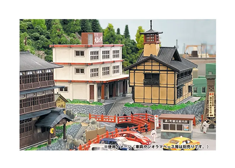 TOMYTEC ジオコレ ジオラマ 温泉街の情景