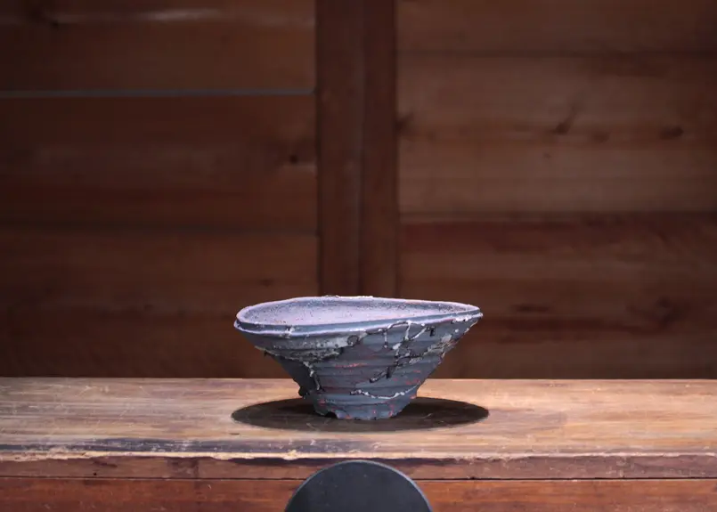 阪本健 陶器鉢 作家鉢 平鉢 浅鉢