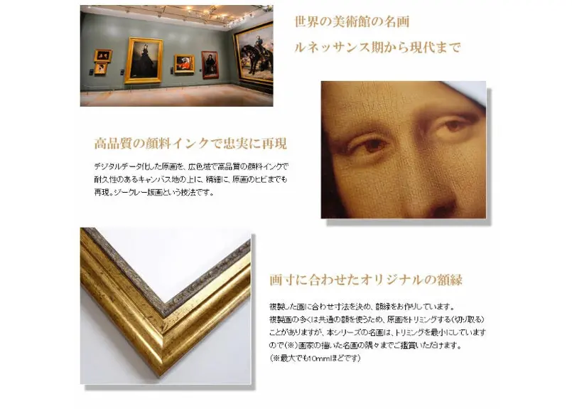 ゴッホ 「アルルの跳ね橋」複製画 キャンバス地にジクレー 額付き