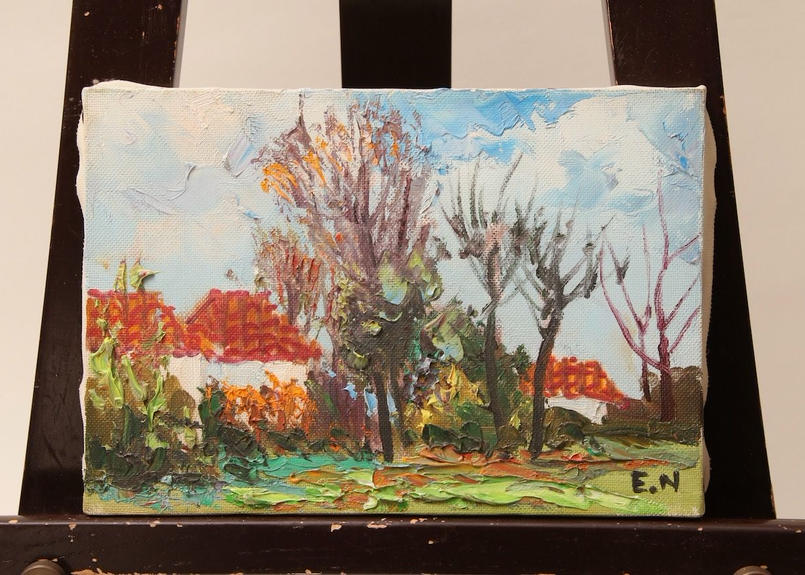 西澤栄一 油彩画