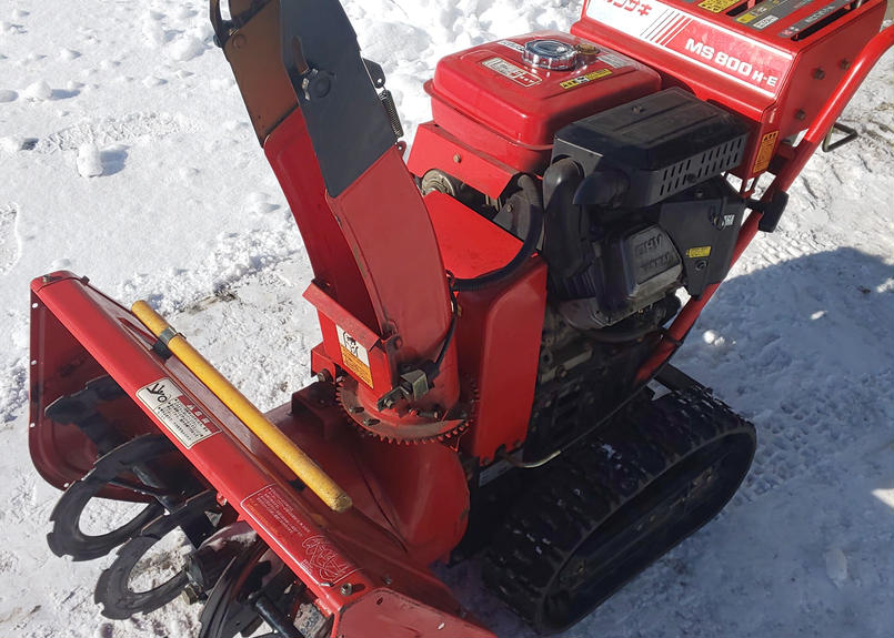 除雪機 カワサキ MS810E マイスノー 実働