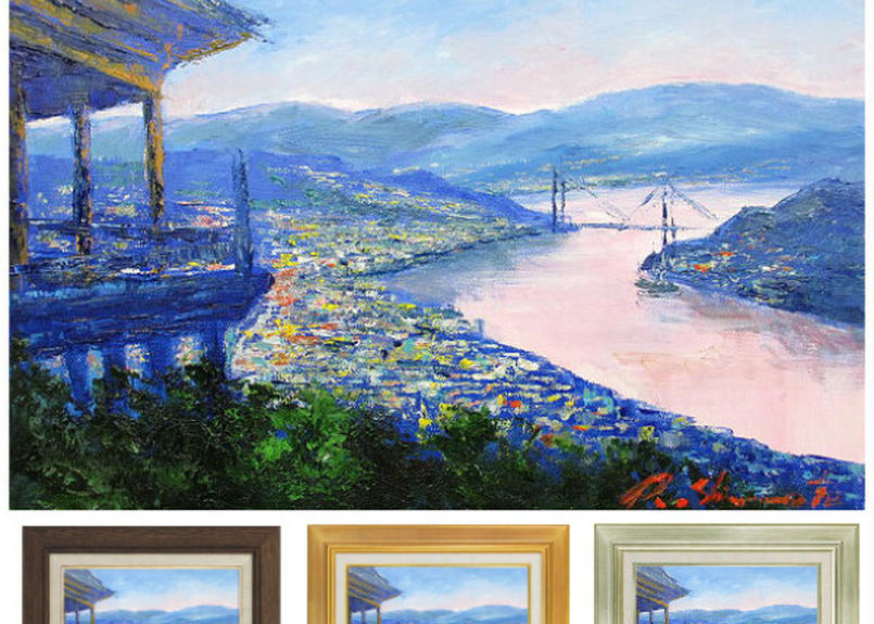 ☆島本良平☆「シェルプール」油絵F８号　未使用額！ ☆島本良平☆「シェルプール」油絵F8号 未使用！ - メルカリ