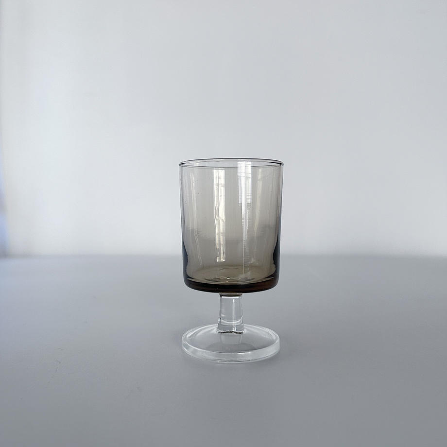 Luminarc 70s small liqueur glass brownclear