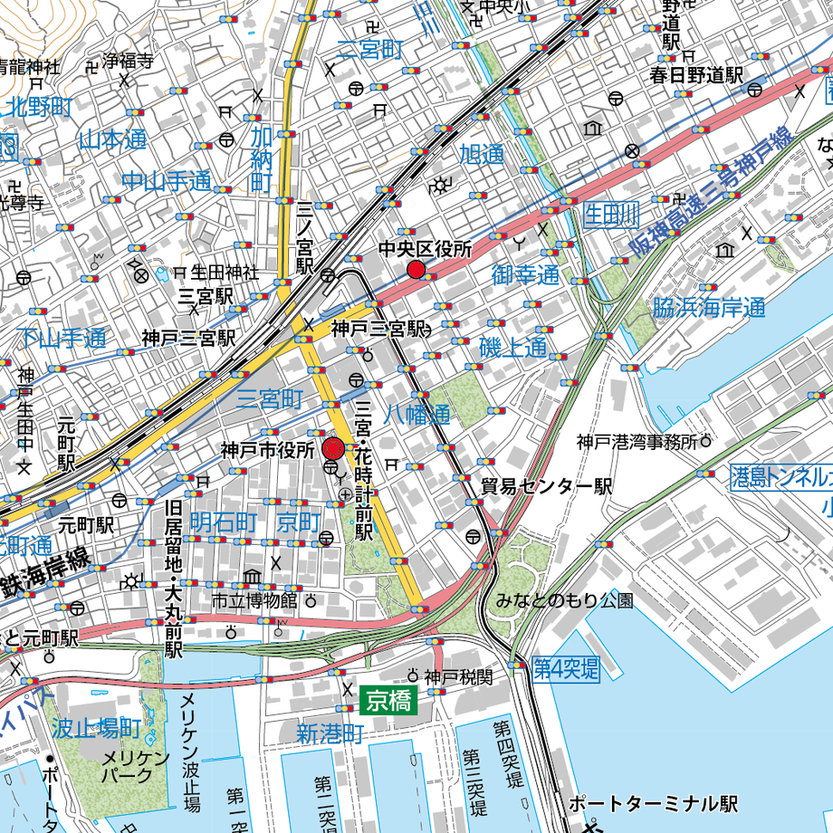 神戸市地図記号 | 神戸市 地図 フリー | 地図記号の歴史 – AOYU