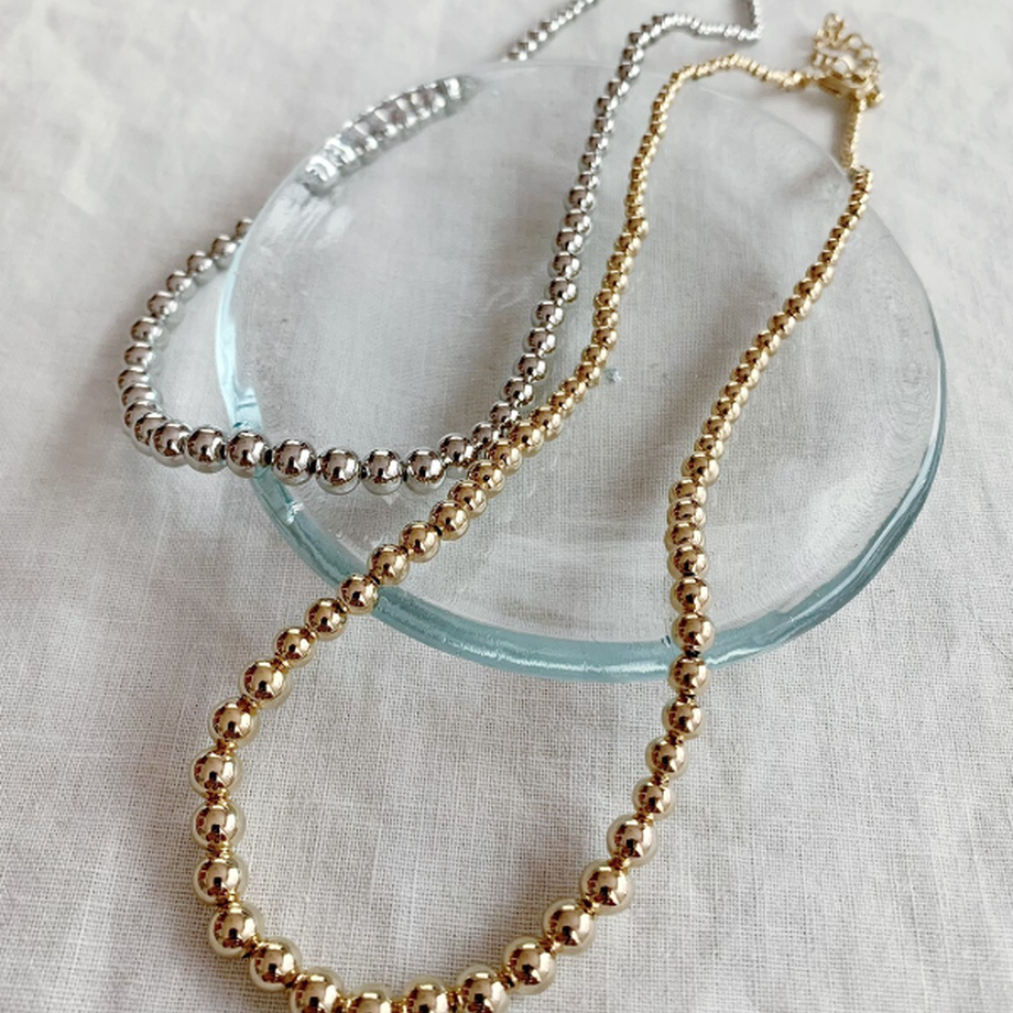 Metal Ball Necklace 品番：AG2112N057 Minayo Se...
