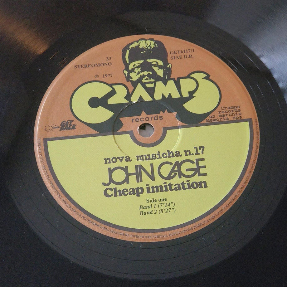 John Cage / Cheap Imitation grunge house records