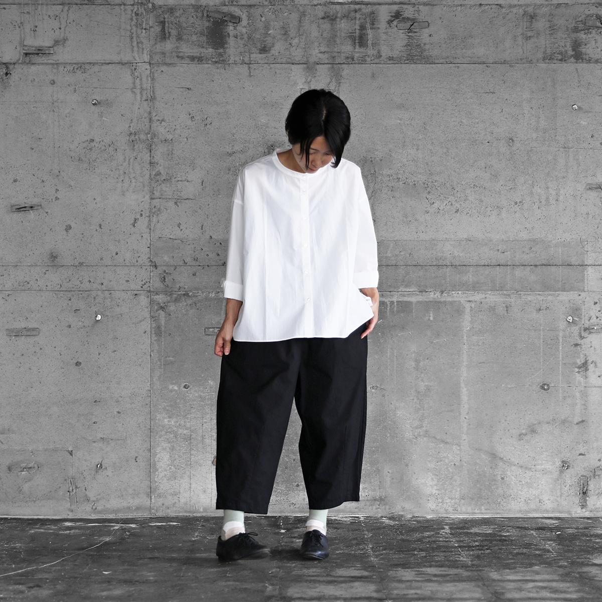 日本製 huis バフクロスバルーンパンツ(ブラック)506 - その他