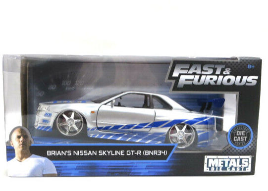 バーゲンで フィギュア付き TM ワイルドスピード NISSAN GT-R R34