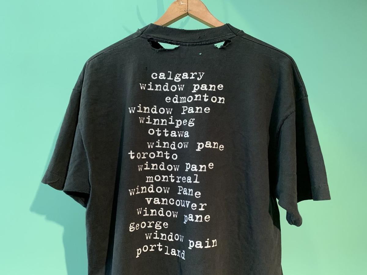 90s アメリカ製 Pearl jam ツアーTシャツ! | mecca 【半額】 パールジャム 90s Pearl weber 映画 Tシャツ ツアー Jam Tシャツ/カットソー(半袖/袖なし)