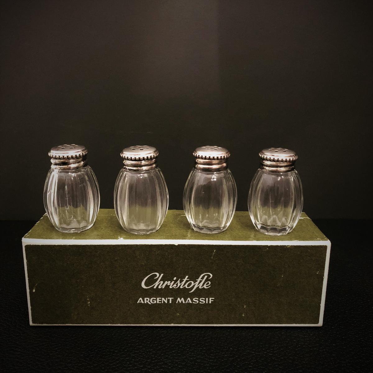 超レア☆未使用品☆】クリストフル VILLARS ソルト＆ペッパー 調味料入
