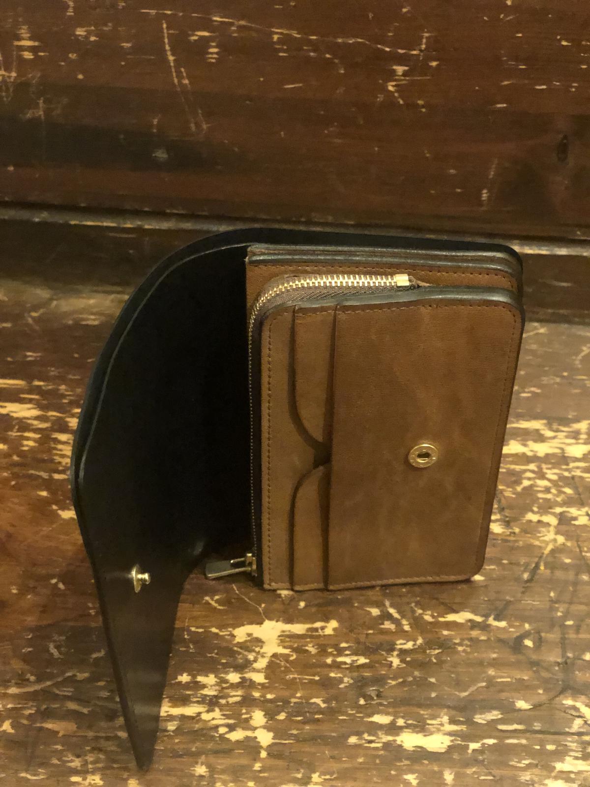 forme: flp-26 Short wallet /Baby calf black | a...