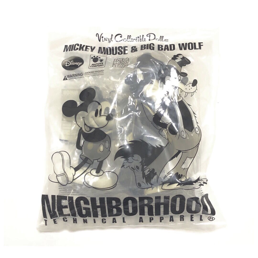 2009AW NEIGHBORHOOD×Disney Mickey Mouse×BIG BAD WOLF Figure