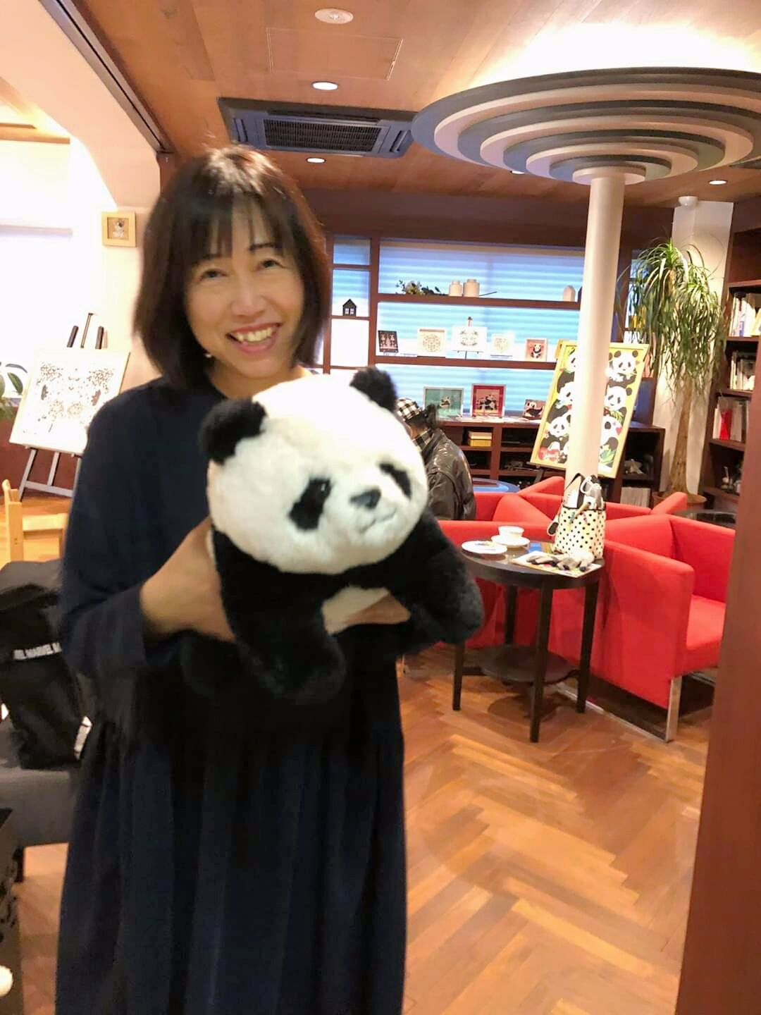 受付開始 午後の部 パンダたちのティータイム4 パンダ切り絵ワークショップ 4月30日 金