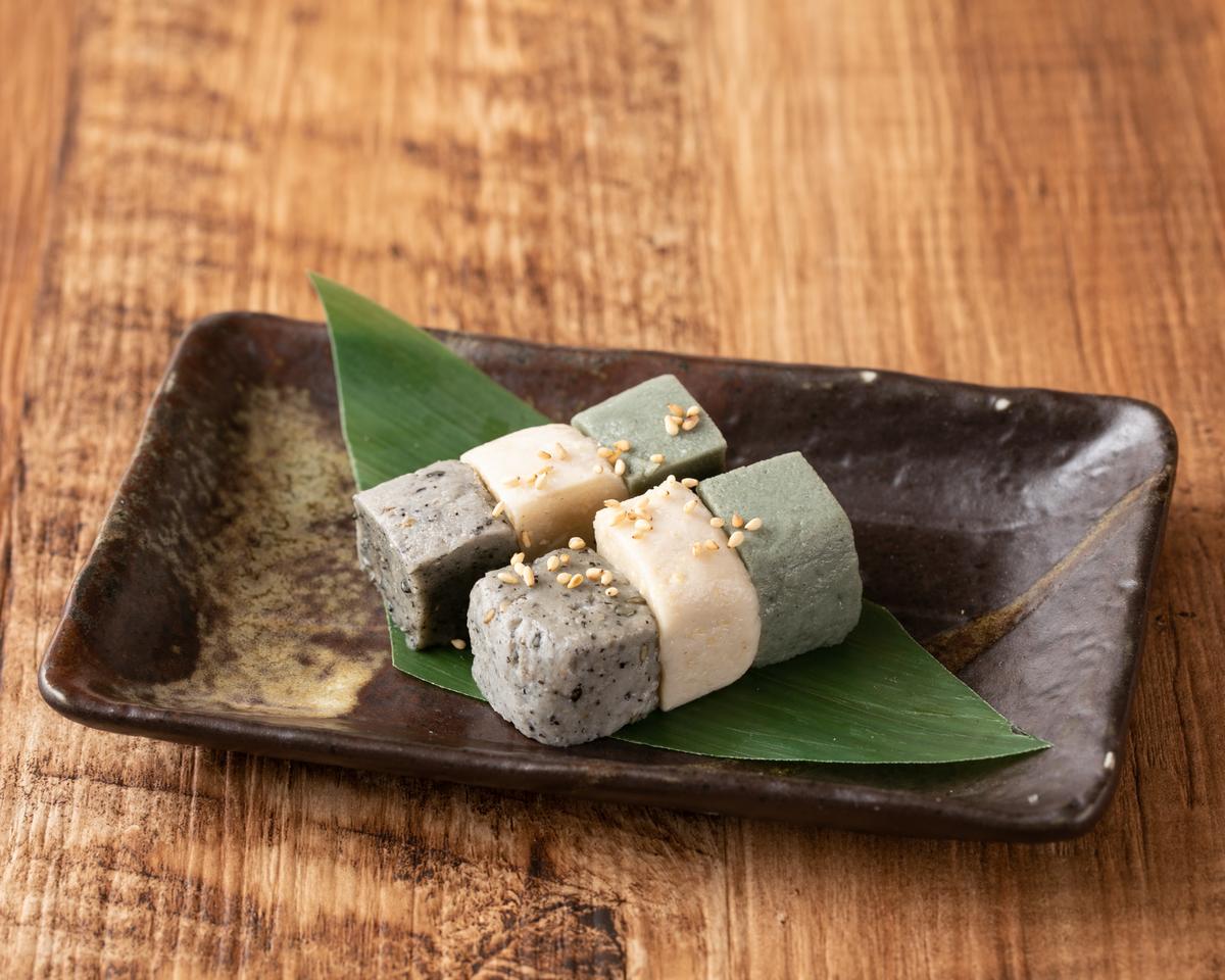 半兵衛麩の三色京生麩 | Agotsuyu_Yamafuku ONLINE STORE
