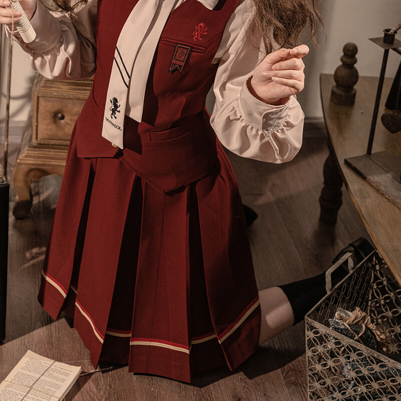 短丈】ハリーポッター プリーツスカート ホグワーツ ワーナー公認海外