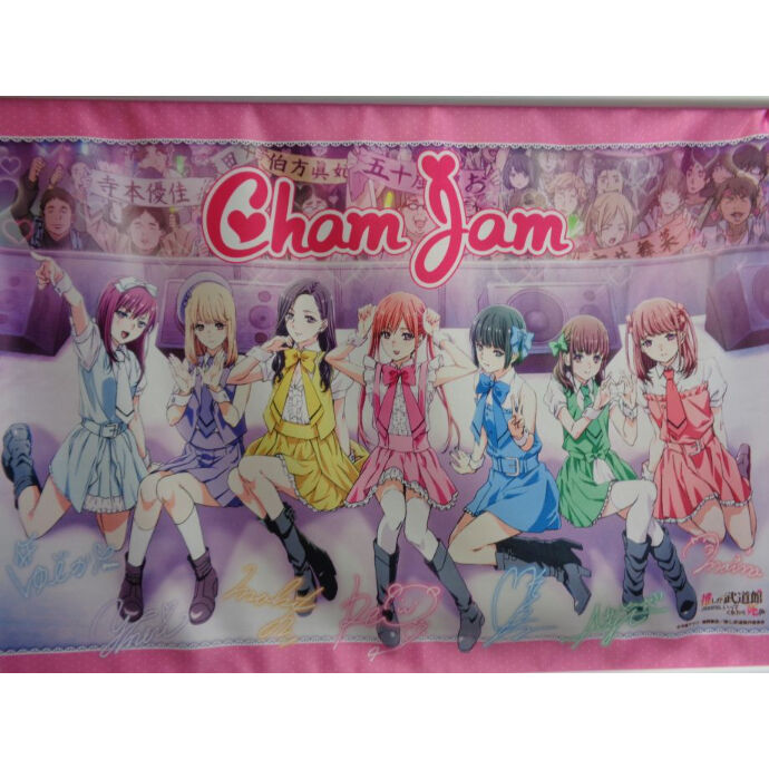 推しが武道館いってくれたら死ぬ B2タペストリー Chamjam サポートshop In