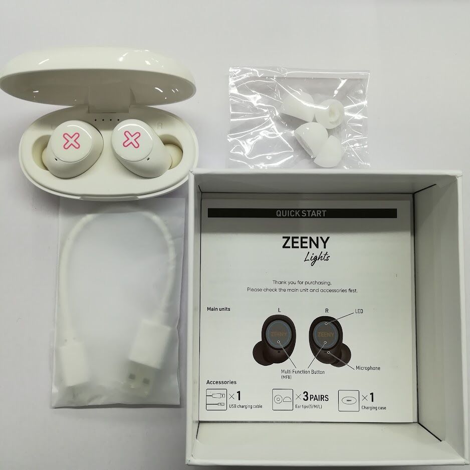 【新品】Zeeny Lights 健屋花那 コラボイヤホン にじさんじタイアップ第2弾。VTuber「健屋花那」のオリジナル録
