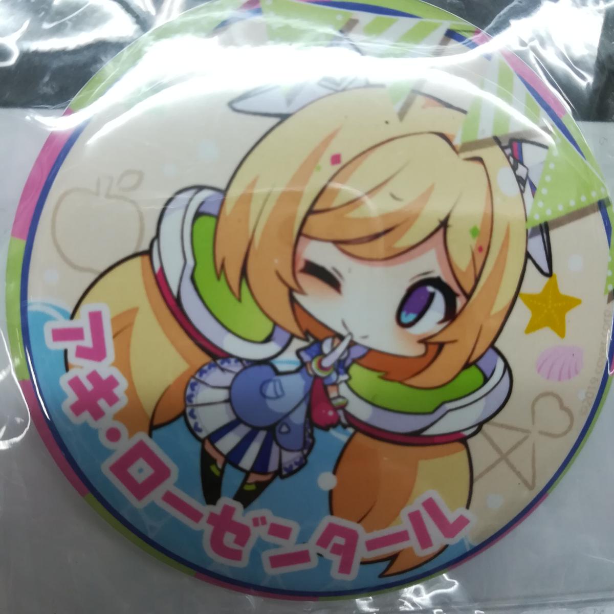 ホロライブ 大空スバル c96 直筆サイン缶バッジ