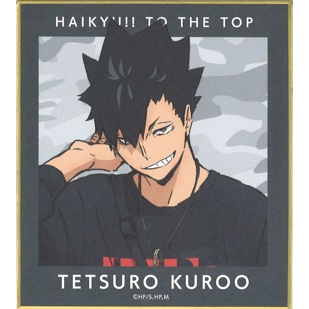 ハイキュー To The Top 東武動物公園 描き下ろしイラスト レジャー Ver トレーディングミニ色紙 黒尾鉄朗