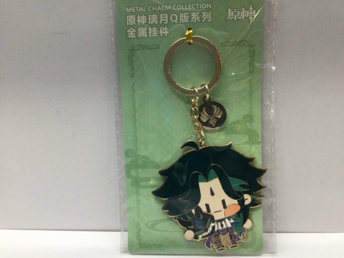 メタルキーホルダー 魈 原神 魈 ミニキャラメタルキーホルダー 原神